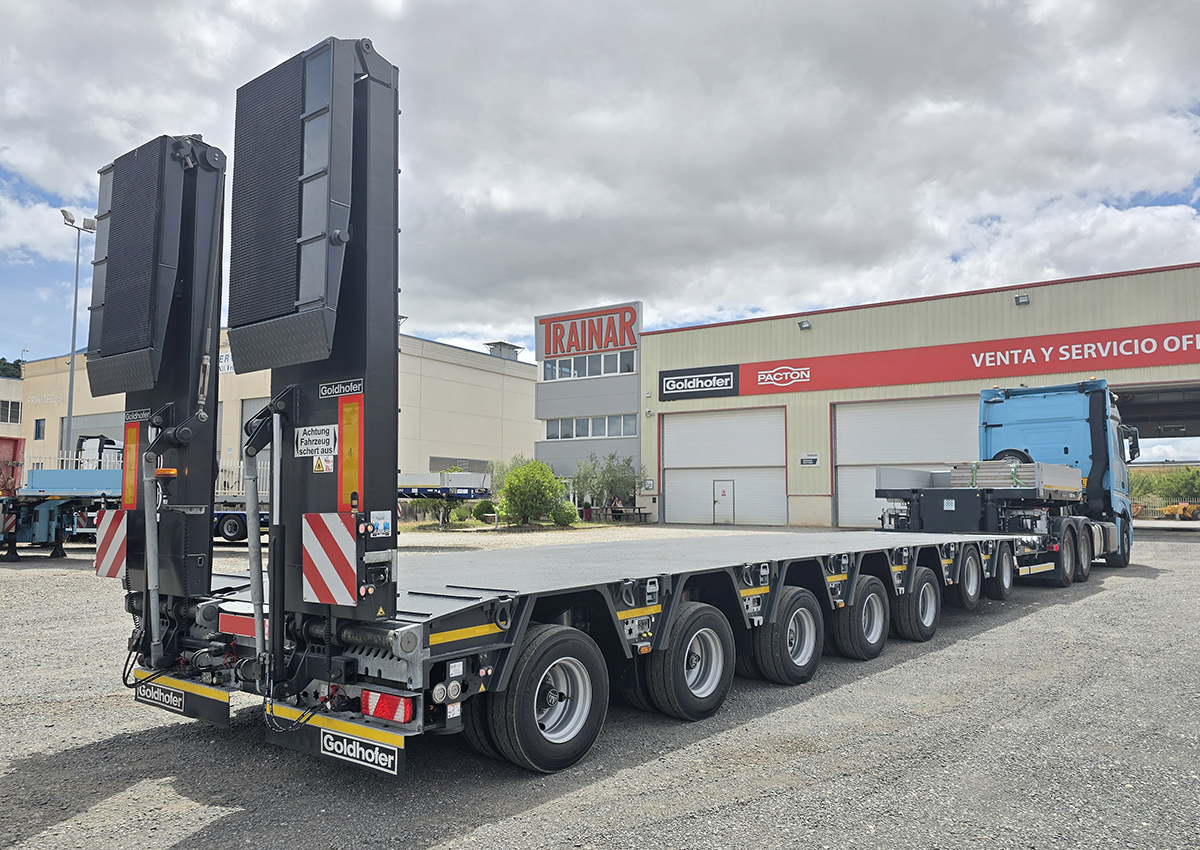 Nueva entrega: G�ndola Goldhofer de 7 ejes con suspensi�n MPA
