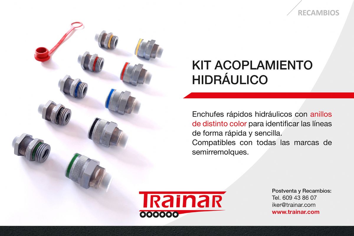 Enchufes rpidos hidrulicos. Disponibles en Trainar