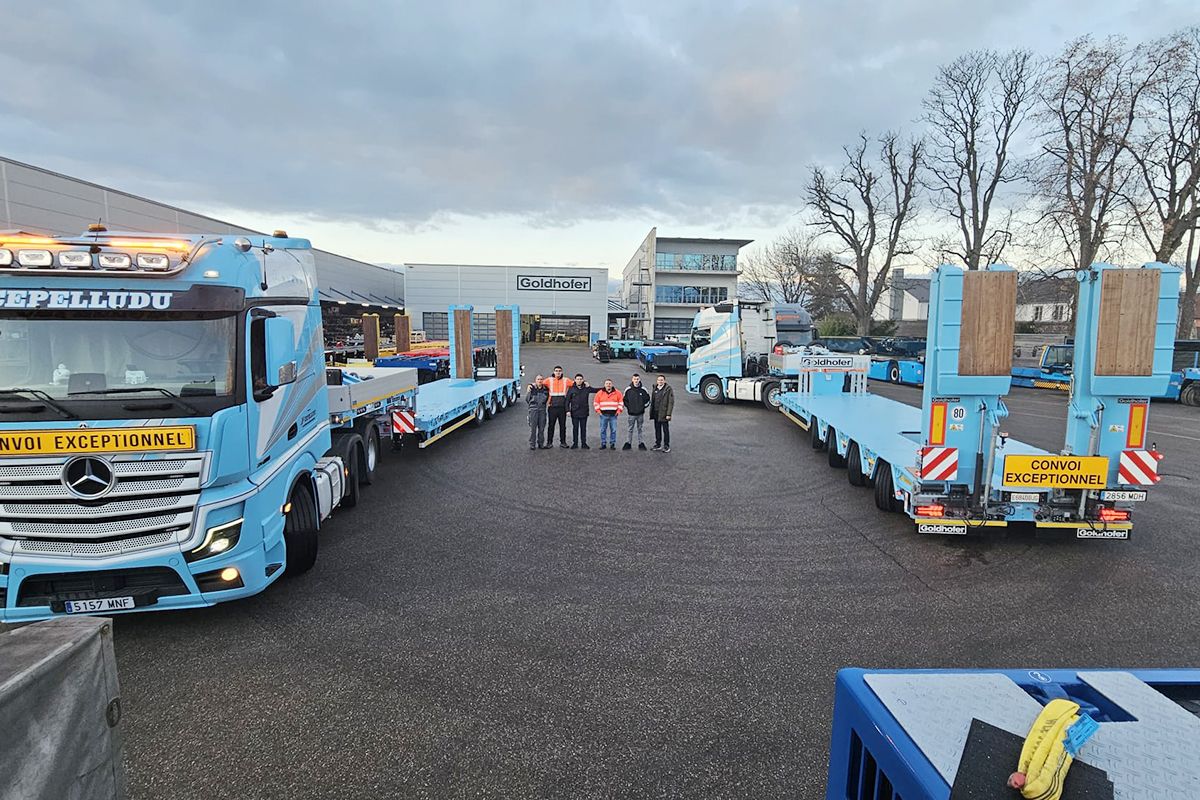 Formacin y entrega equipos MPA de Goldhofer a Transportes Cepelludo