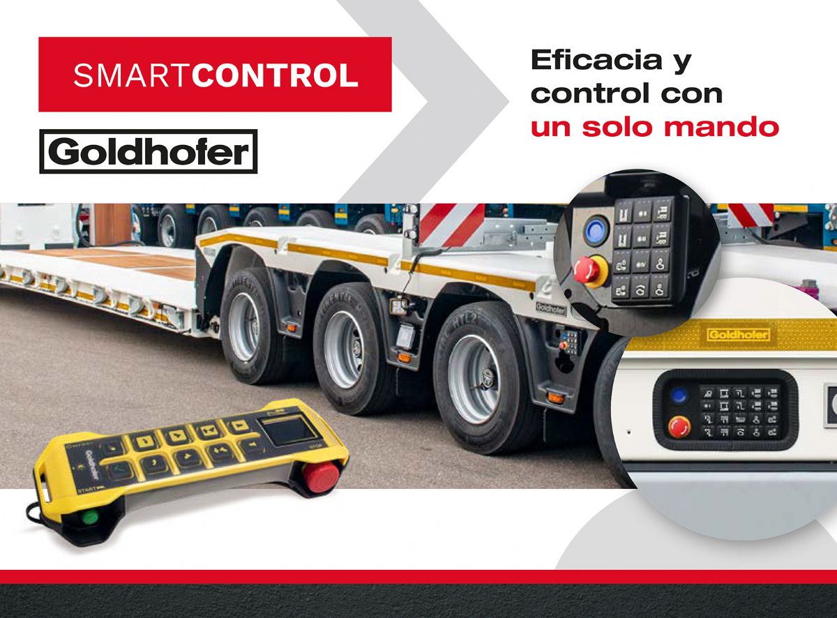 SmartControl de Goldhofer: Eficacia y control con un solo mando